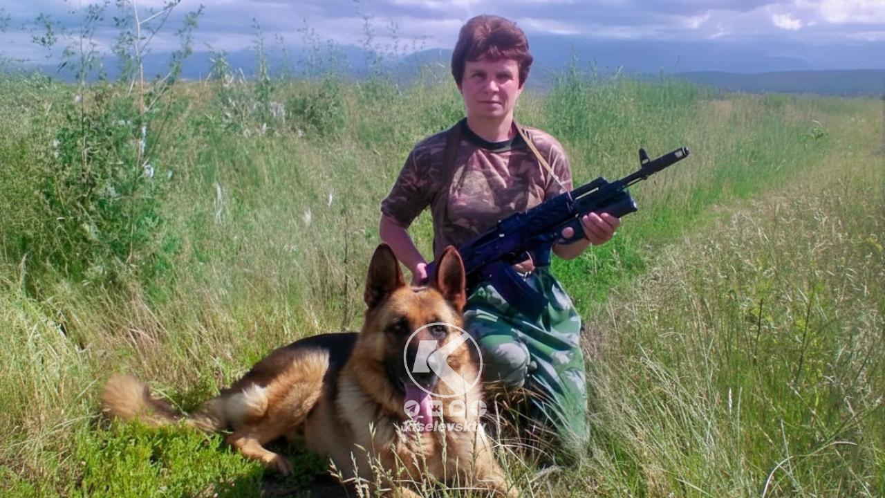 А напарник у нее был четвероногий и очень надежный...